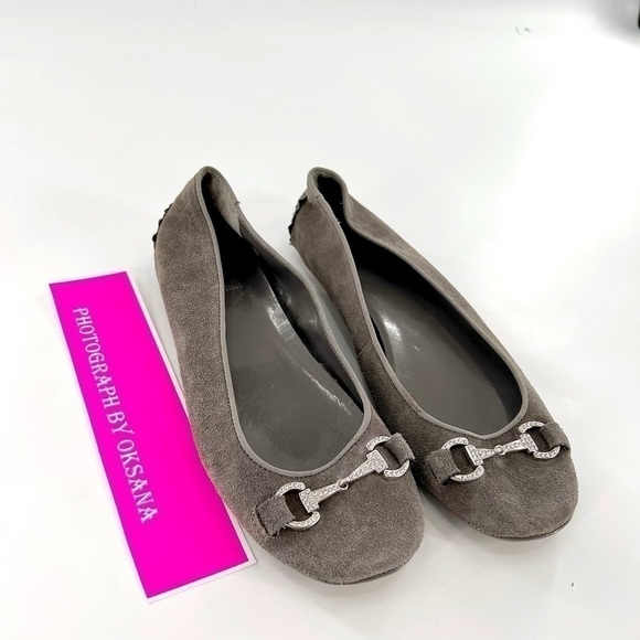 ENZO ANGIOLINI Women's Strand Ballet Flat Gray Suede EASTRANO size 9 M - Picture 5 of 13